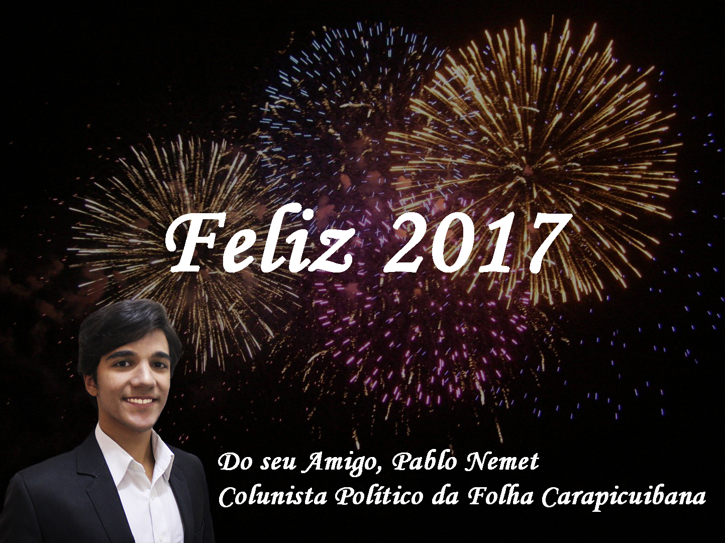 You are currently viewing FELIZ 2017 AO POVO DE CARAPICUÍBA E REGIÃO: HOMENAGEM DO JORNAL FOLHA CARAPICUIBANA